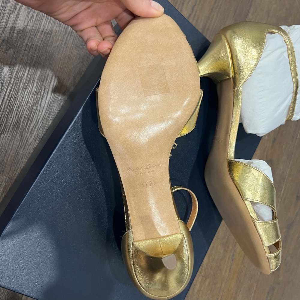 Ralph Lauren Collection Purple Label Nappa Heel 7 - Picture 4 of 9
